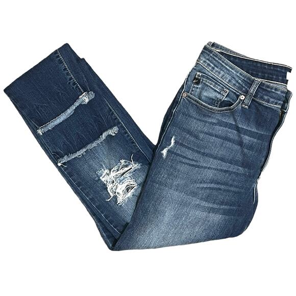 Kan Can (31) Annalise Skinny Distressed Scissor Hem Jeans - Stitch Fix Pants - Picture 10 of 13